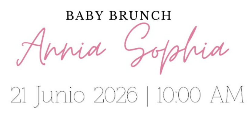 Baby Brunch Annia Sophia